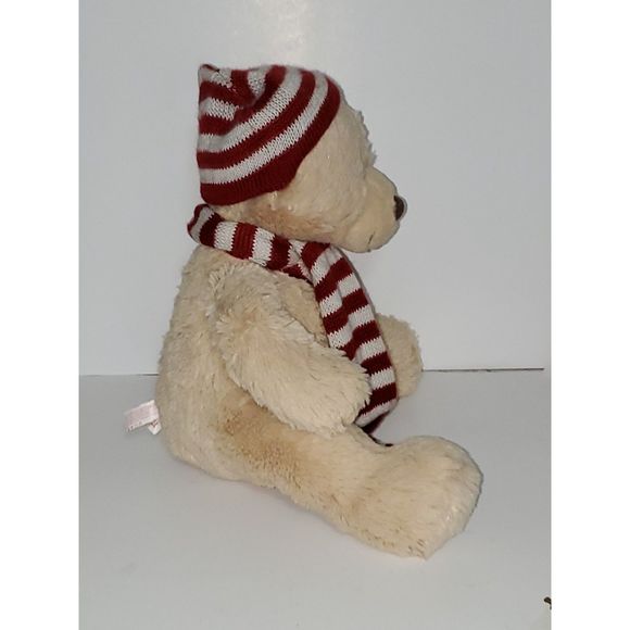 Aeropostale Teddy Bear Plush Stuffed Animal Collectible Vintage 80's Soft As-Is - Picture 10 of 13